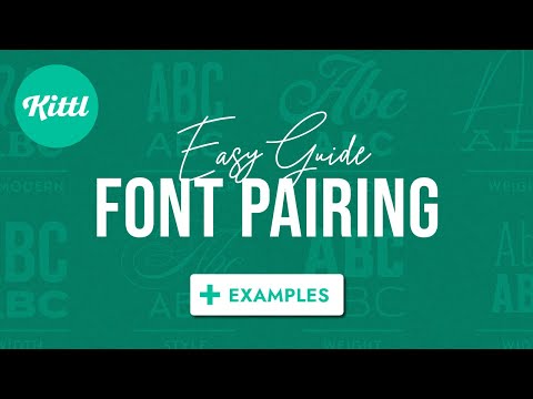 How To Pair Fonts Together | Tutorial