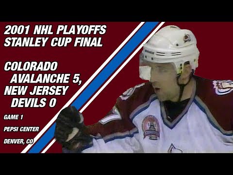 2001 NHL Stanley Cup Final Game 1: Colorado Avalanche 5, New Jersey Devils 0
