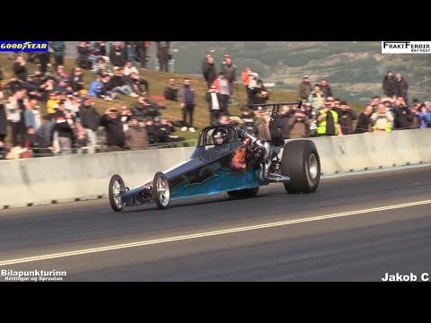 STREET RACING ICELAND 2021! 2.ROUND - DRAGSTER - VALUR VÍFILSSON