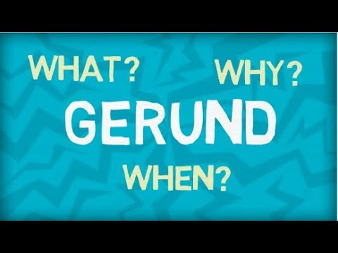 What does gerund mean?