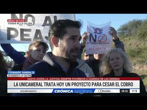 EN VIVO 🔴 PROTESTA DE VECINOS CONTRA EL PEAJE DE LA CALERA