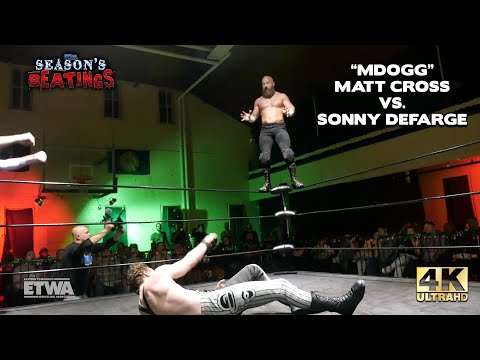 ETWA "Season's Beatings 2022": "MDogg" Matt Cross vs. Sonny Defarge