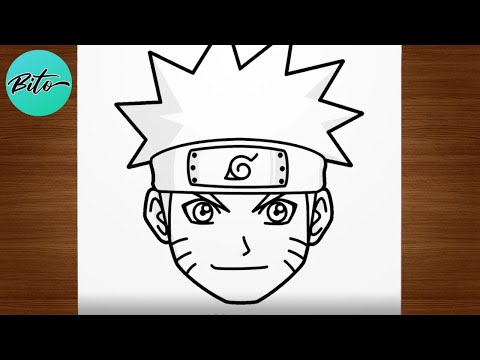 COMO DESENHAR O NARUTO PASSO A PASSO