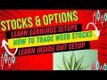 How to Trade News Plays Weed Sector & Earnings Setups with Stock and Options in Stock Market