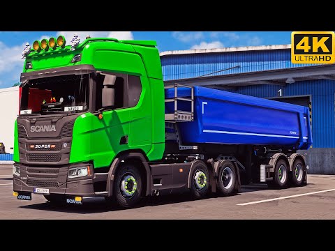 [G29] ETS2 (4K 60FPS) | HEILBRONN | SCANIA R450 | UNTERGRUPPENBACH - LEINGARTEN