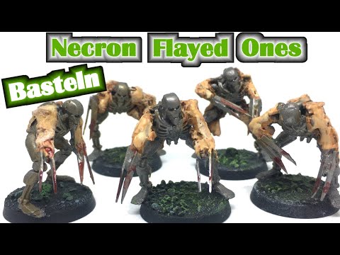 Wie bastelt man Necron Flayed Ones aus normalen Necron Kriegern selbst?