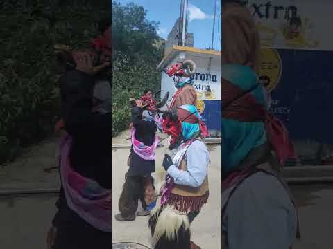 Diablos Tabayukos en Coicoyán 25 de Enero Bailando con Banda Bicentenario de Santa Rosa Caxtlahuaca