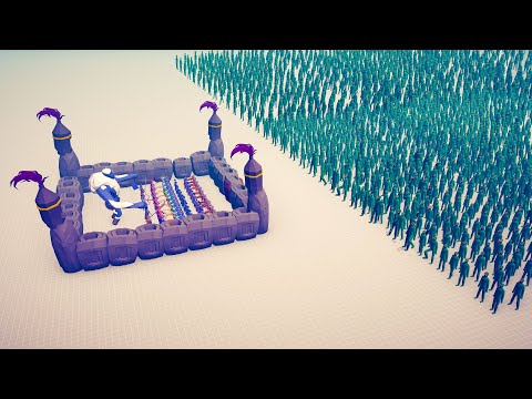 WHICH ARMY CAN DEFEND THE CASTLE - Totally Accurate Battle Simulator TABS