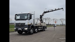 بيع عربة مقطورة مسطحة Mercedes-Benz AROCS 3240 HIAB 211EP5 - صورة 4 | Autoline EG عربة مقطورة مسطحة Mercedes-Benz AROCS 3240 HIAB 211EP5 | صورة 4 - Autoline