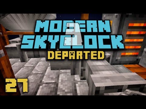 Modern Skyblock 3 Departed EP27 Pumpjack + Distillation Tower Setup