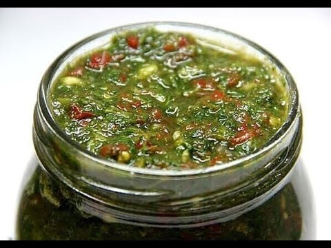 Аджика из Петрушки от Луча. Parsley adjika. 香菜adjika