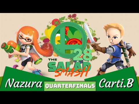 The Salad Online 28 - Nazura (Inkling) vs Carti.B (Mii Swordfighter) - Ultimate Winners Quarterfinal