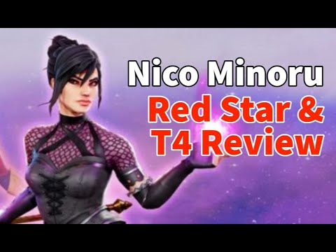 Nico Minoru! Red Star Orbs and T4 Review! A-Force War Team | Marvel Strike Force - Free to Play