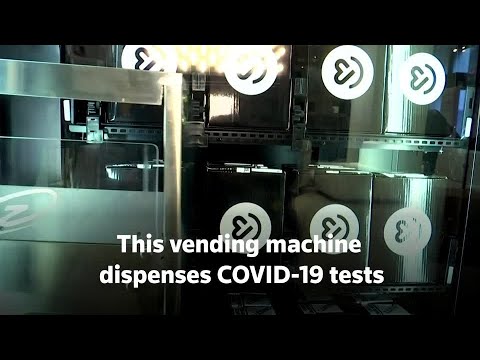 New York City's vending machine dispenses COVID-19 test
