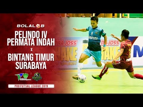 Pelindo IV Permata Indah (1) vs (2) Bintang Timur Surabaya - Highlights Pro Futsal League 2019