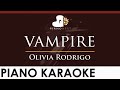 Olivia Rodrigo - vampire - HIGHER Key (Piano Karaoke Instrumental)