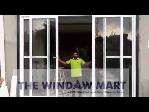 White UPVC Glass Sliding Window