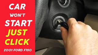 Car wont start just clicks once (Problem Solved)