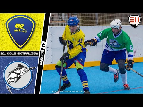 Highlights 21. kola Extraligy hokejbalu | HC Kert Park Praha vs. HBC Plzeň | 7.4. 2023