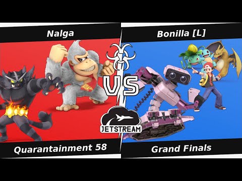 Quarantainment 58 Grand Finals - Nalga (DK, Incineroar) Vs Bonilla [L] (ROB) - SSBU