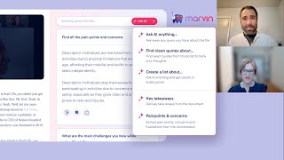 AI & UX Demo: HeyMarvin