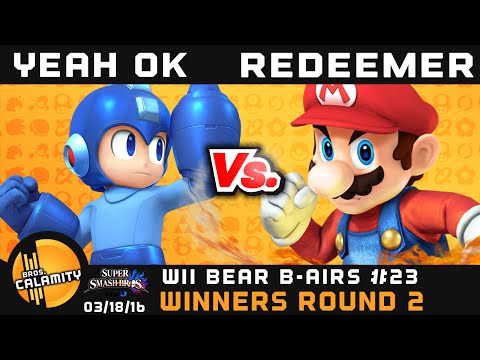 WBB #23 | Redeemer Z (Mario) vs BC Yeah OK (Mega Man) - Winners Round 2 - Sm4sh Singles