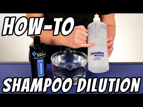 HOW-TO: Shampoo Dilution with Mixing Bottle | Dog Groomers