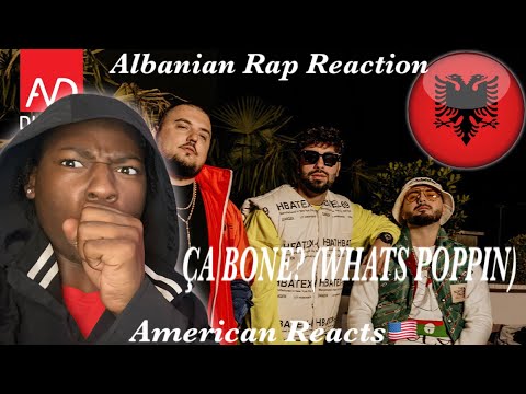 First Albanian Rap Reaction! LEDRI VULA x LUMI B x GJIKO - ÇA BONE? (WHATS POPPIN) #AmericanReacts
