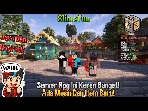 This Server is a Survival Economy Slimefun Theme! Java and Bedrock 1.21+ | Can Make Machines, Guys!