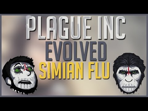 THE APE RAPE VIRUS - Plague Inc Evolved Simian Flu Gameplay!