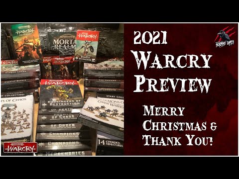 WARCRY 2021 - BATTLE REPORTS - UNBOXING - REVIEWS - Merry Christmas & Sneaky 2021 Warcry Preview