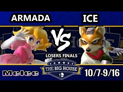 TBH6 SSBM - [A]rmada (Peach) Vs. Ice (Fox) - Smash Melee Losers Finals