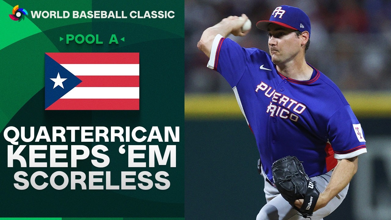 Seth Lugo shines for Puerto Rico! 🇵🇷 (The Quarterrican!) | World Baseball Classic Highlights