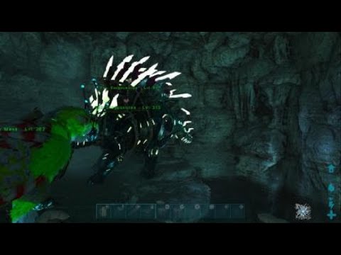 ARK: Survival Evolved- Cave Raid - glitched tek turret