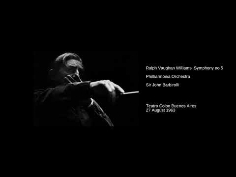 Vaughan Williams Symphony no 5 Buenos Aires Barbirolli