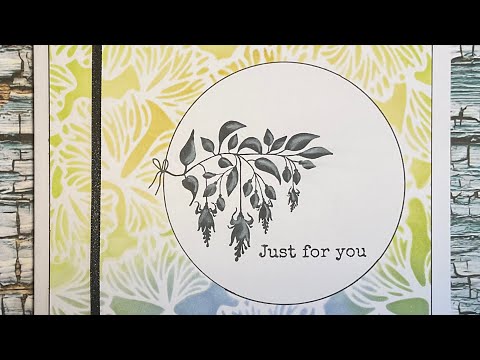 Fuchsias Just For You design by Jo Rice #laviniastamps #cardmaking