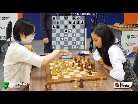 World Rapid 2022 Women Tie-breaks 1: GM Tan Zhongyi 🇨🇳 vs IM Dinara Saduakassova 🇰🇿