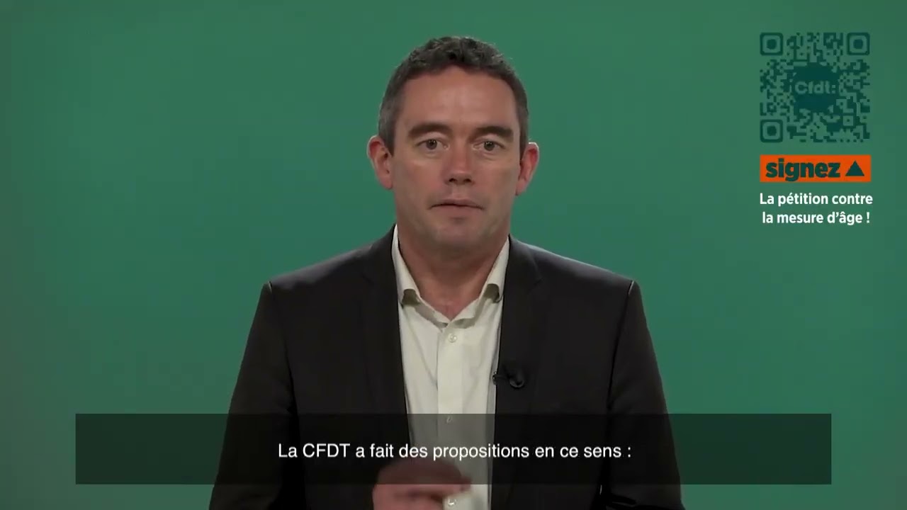 Réforme des retraites   Les propositions de la CFDT La pénibilité