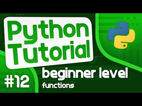 Python Programming Tutorial 12 Functions