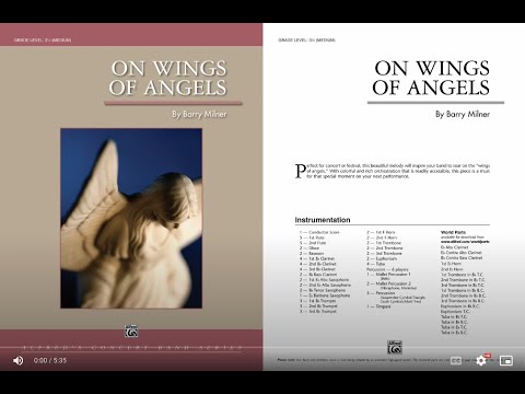 On Wings of Angels, by Barry Milner – Score & Sound