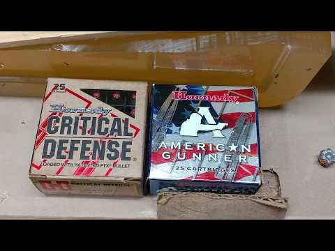 Hornady Critical Defense .380 ACP 90 gr Ammo Test