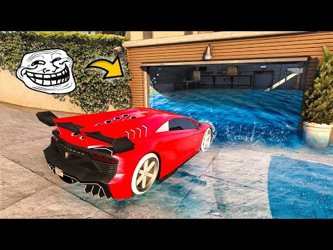 LA MEJOR CARRERA TROLL DEL MUNDO!! AGUA! - GTA 5 ONLINE