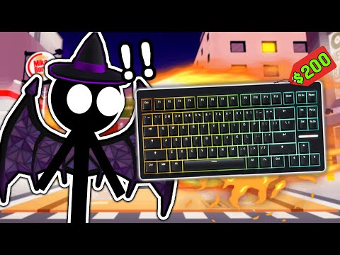 I tried Funky Friday with THE WORLDS BEST KEYBOARD... (Roblox)