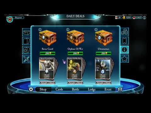 Let's Play Horus Heresy Legions: Opening 30 Orphans of War Crates to try and get Ulrach Branthan