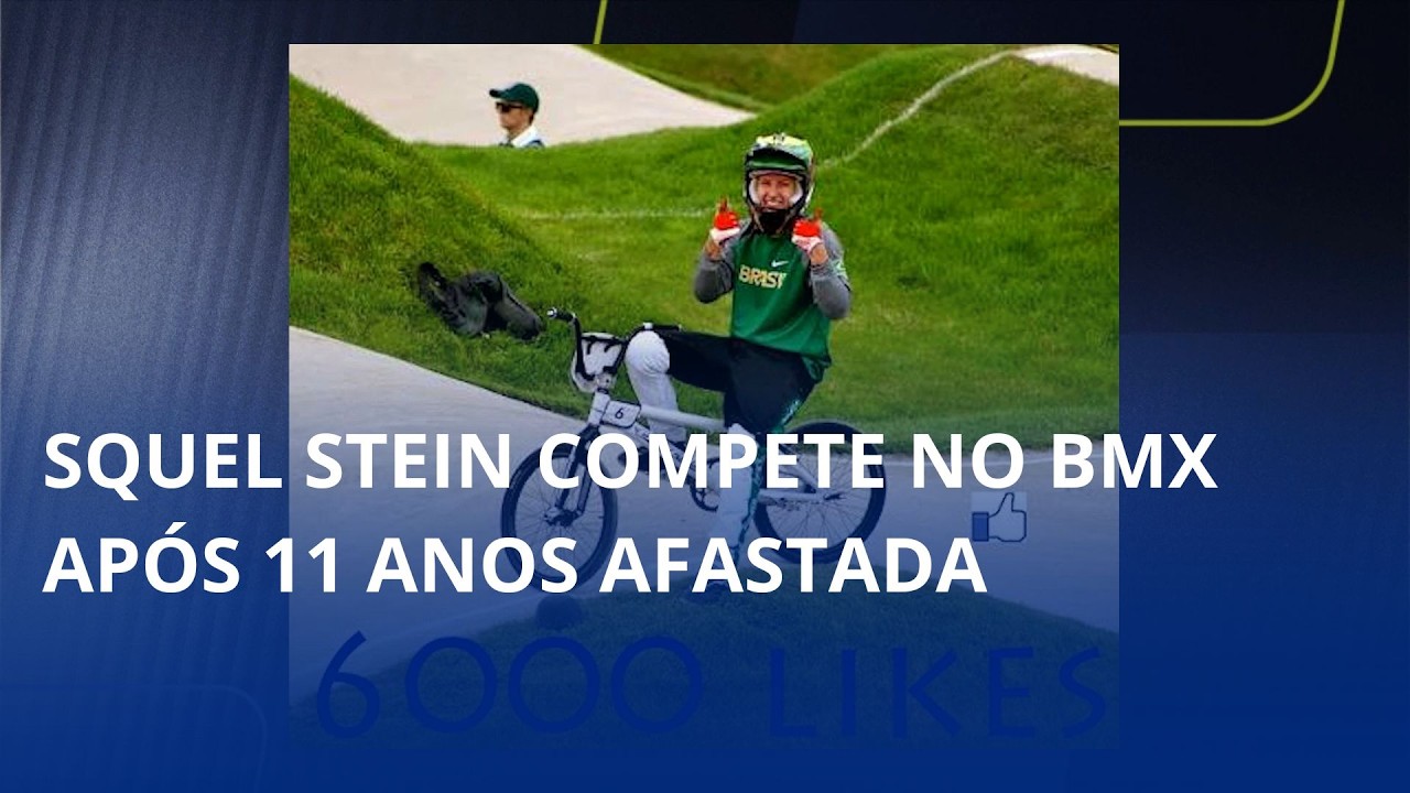 Ela está de volta!!! Squel Stein compete no BMX após 11 anos afastada