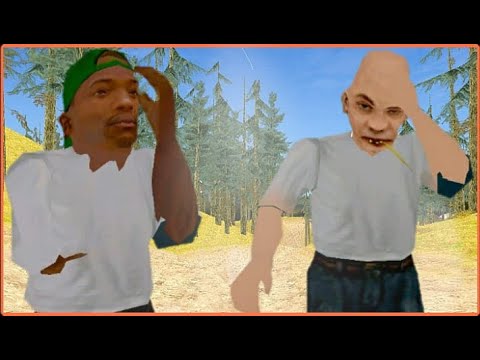 CJ Junior y Gilipollitas se pierden en el bosque - GTA San Andreas Loquendo.