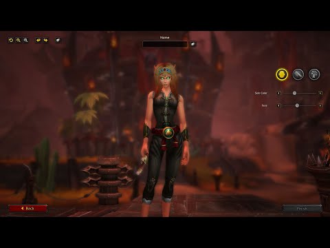 New Character Creation Screen in Shadowlands