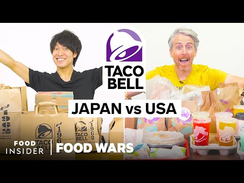 美國與日本的塔克貝爾之爭｜食品戰爭 (US vs Japan Taco Bell | Food Wars)