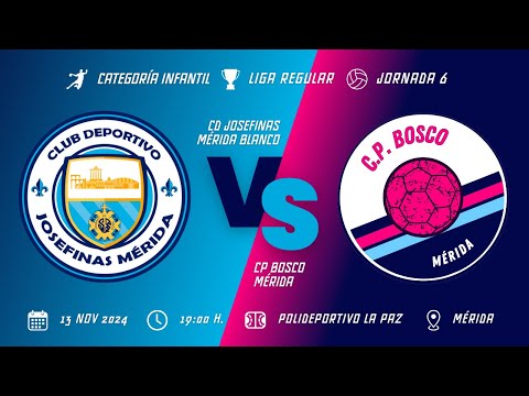 J6 CD Josefinas Blanco -Vs- Bosco Mérida - Jornada 6 - Infantil (13-11-2024)