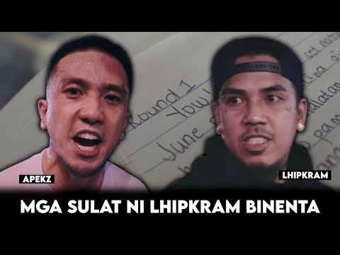 LHIPKRAM BINENTA NA ANG KANYANG MGA SULAT SA NAUDLOT NA LABAN NILA NI APEKZ SA SUNUGAN!!!